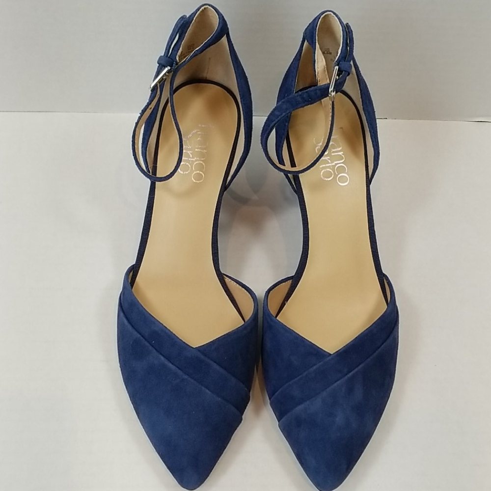 Franco Sarto Ankle Strap wedge Sandal.